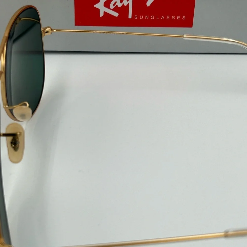 Ray-Ban Aviator Sunglasses RB3026 62-14mm Gold frame/Cyclamen Pink Flash 201 - Picture 7 of 10